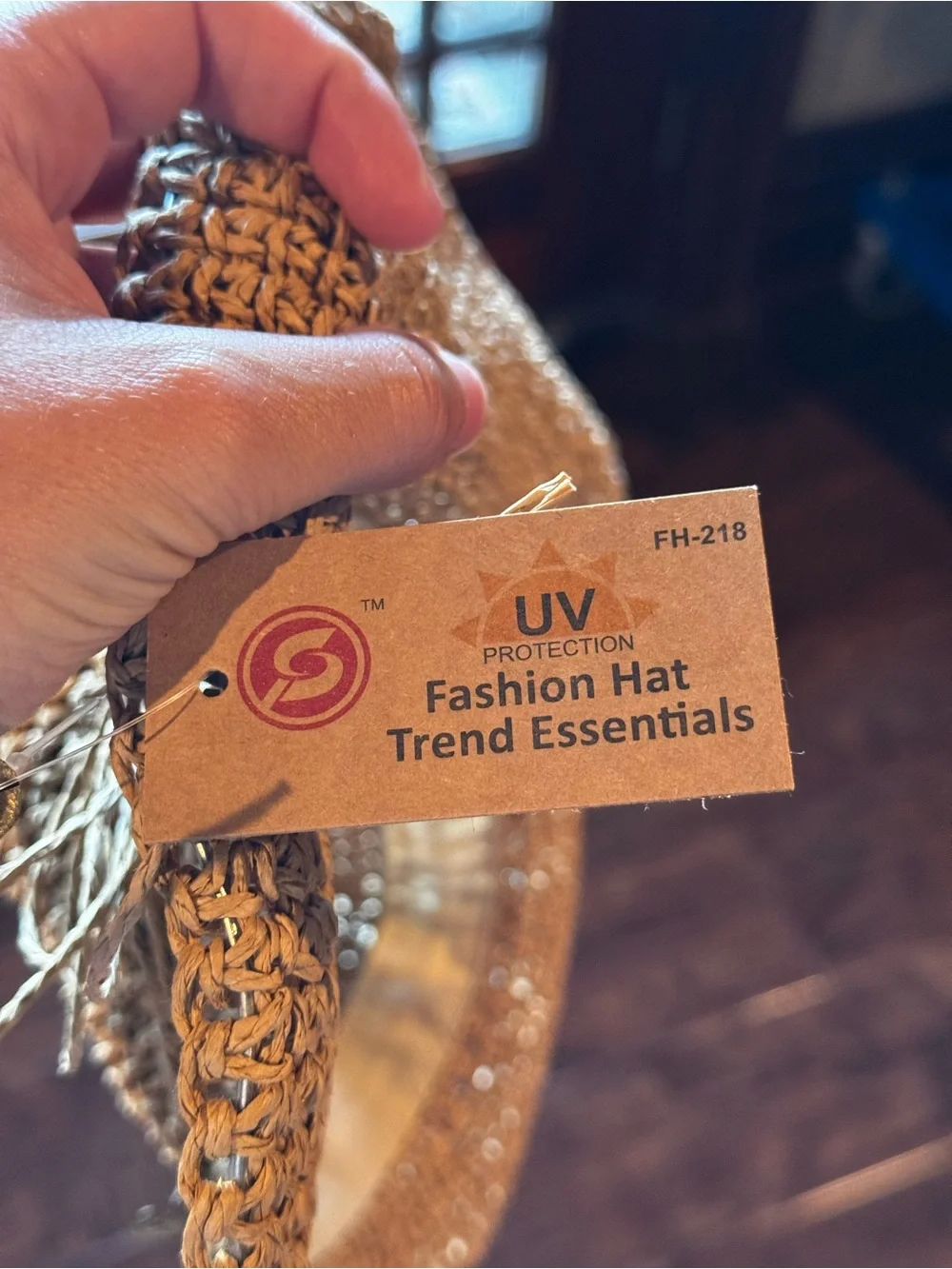 NWT Beach Woven Straw Sun Protection Hat